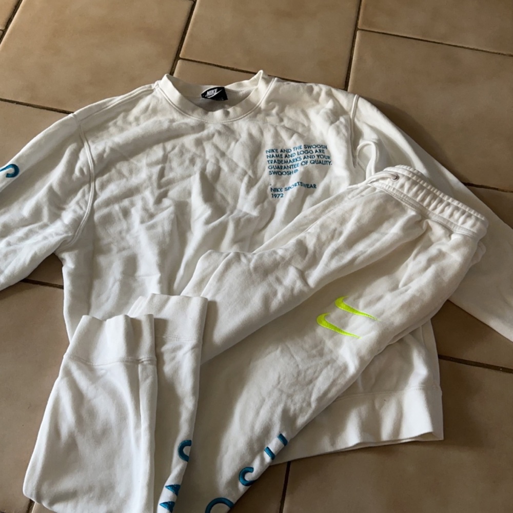 Matching nike tracksuit